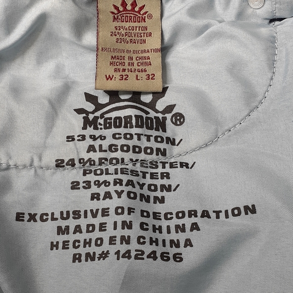 M.Gordon Men's Blue Jeans W32 L32 - Picture 14 of 16